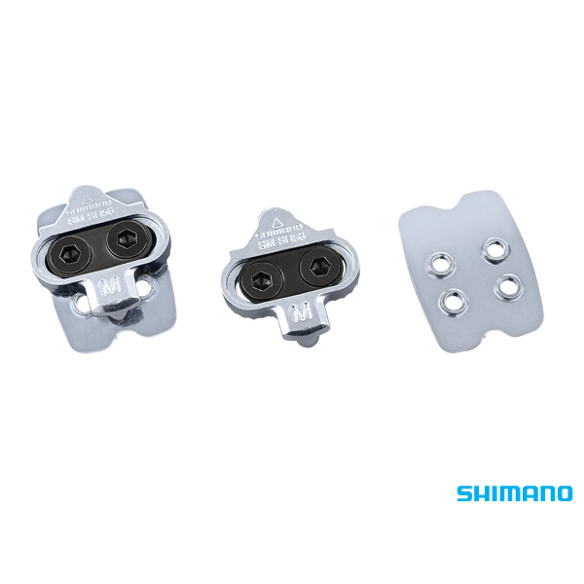 SHIMANO SM-SH56 SPD CLEAT SET MULTI-DIRECTIONAL RELEASE TYPE in SILVER